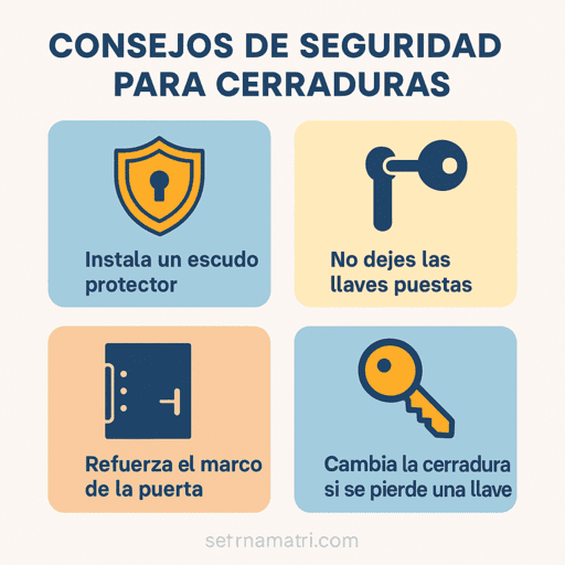Refuerzo de marco o cerradura en Málaga para mayor seguridad